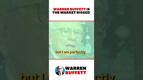 Warren Buffett Is the Market Rigged | Motivational Speech #shorts