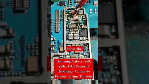 Samsung Galaxy A50, A50s, A30s Power IC Reballing #mobile #smartphone #speaker #gadgetrepair #device