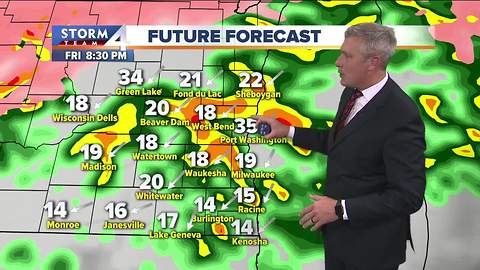 Partly cloudy, breezy and warm Thursday