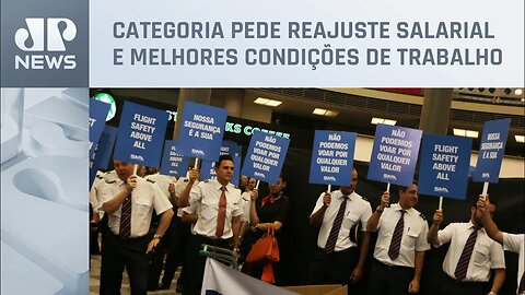 Aeronautas não chegam a acordo com empresas e greve continua nesta sexta (23)