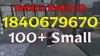 Small Roblox Radio Codes/IDs