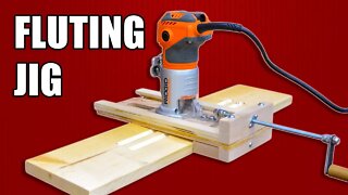 Adjustable Fluting Jig - Mini Router Jig