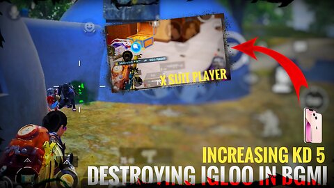 Destroying igloo in bgmi | AafaT CrazY YT | Conqueror lobby gameplay