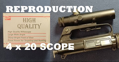 RTC Copy of 'Colt' 4 x 20 mm Rifle Scope, Interesting 'English' translated instructions !!! 🤣1980s