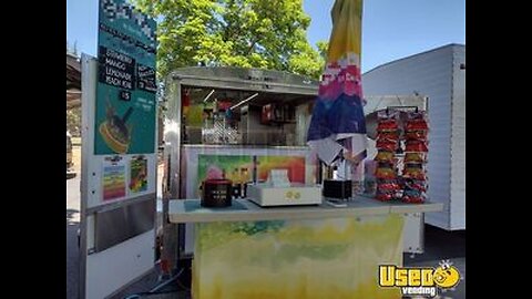 Turnkey 2017 6' x 12' Continental Cargo | Hand Crafted Drinks & Frozen Beverage Trailer for Sale