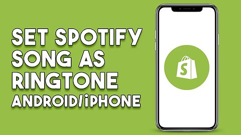 How To Set Spotify Song As Ringtone Android/Iphone