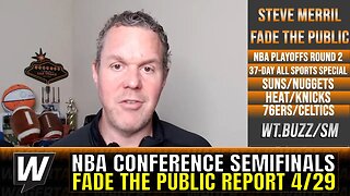 NBA Playoffs Conference Seminfinals Picks & Predictions | Fade the Public for April 29