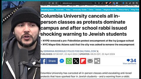 Jewish Students ATTACKED; Pro Hamas Mob Takes Over Columbia, this isnt about Israel - (full segment)