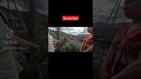 Surprise in Medellin! #medellin #colombia #comuna13 #travel