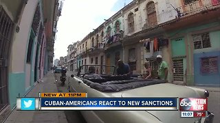 Cuban Americans react to new sanctions