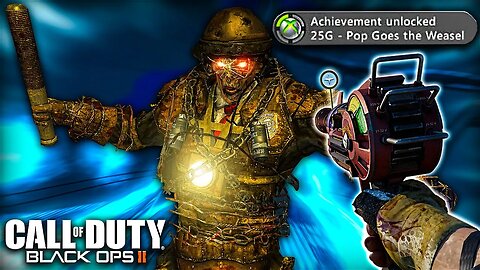 Beating the MOB EASTER EGG with 4 PLAYERS! (Black Ops 2 Zombies)