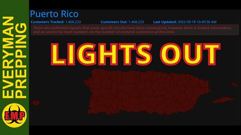 All of Puerto Rico is Out of Power - Are You Prepared For A Long Term Power Outage?