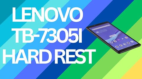 Lenovo TB 7305i Hard reset | Lenovo TB-7305i factory reset | Lenovo TB-7305i password unlock