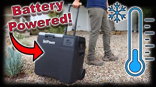 The ONLY Battery Powered Refrigerator - Setpower X50 Review - Is This The Best Camping Refrigerator?
