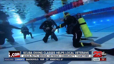 Scuba diving helps local veterans