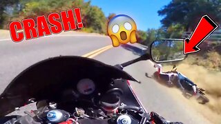 The CRAZIEST Motorcycle Moments! - Best Of 2023 #19