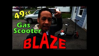 BLAZE 49cc Gas Scooter Part 2 - The Ride "Episode 2"