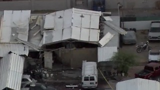 Refrigerator explodes inside makeshift garage in Las Vegas