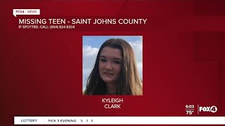 Missing teen Saint Johns County