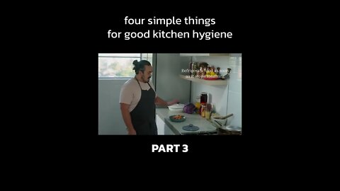 four simple things for good kitchen hygiene part 3 #shorts