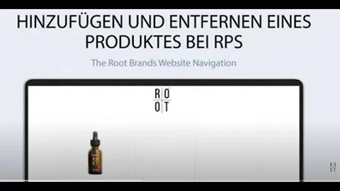 03 🇩🇪 Hinzufügen oder Entfernen eines Elements zu RPS Website Navigation Die ROOT Marken