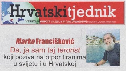 Hrvatski tjednik - Marko Francišković - cijeli intervju