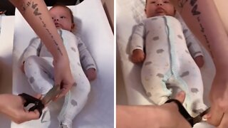 Mom Uses Simple Hack For Outgrown Baby Clothes