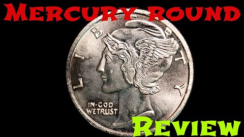 Generic Mercury dime round review #silverstacking #silvercoins #gold