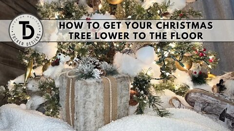 Lower a Christmas Tree to Floor
