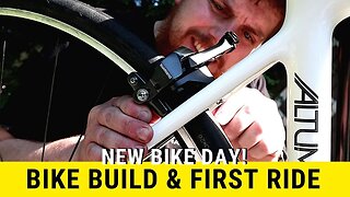 NEW BIKE DAY - Road Bike Build, First Ride and Give Away!!!