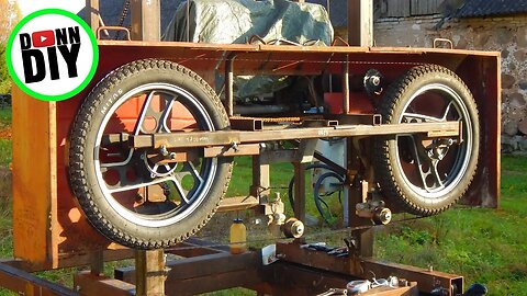 NEW Stronger Alloy Band Wheels, Sawmill Upgrade - Band Sawmill Build #25