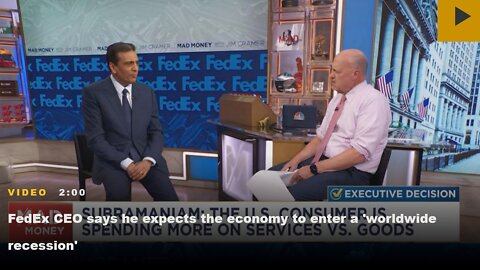 FEDEX CEO Warns: WE Are Going Into A World-Wide Recession-Closing 90 Office Locations