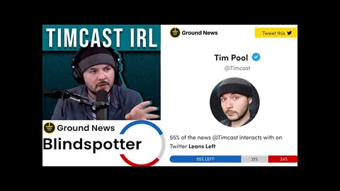 Timcast IRL Crew Highlighting GROUND NEWS' BLINDSPOTTER via TIMCAST IRL EP 430 (17 Dec 2021)