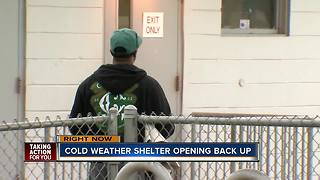 Cold weather shelters open again