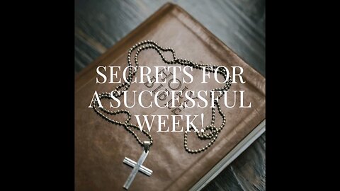 Secrets For A Successful Week!||1Kings2:3|Pro3 #bibleverse #christianity #maps