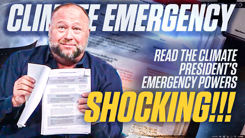 Climate Emergency | SHOCKING!!! READ The Climate President’s Emergency Powers