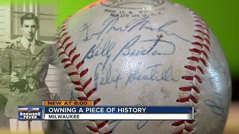 Owning a piece of Milwaukee Braves history