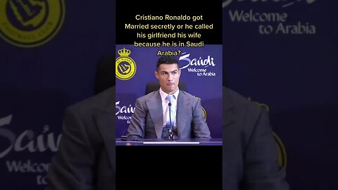 Ronaldo Got Married? #ronaldo