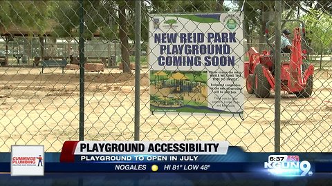 New Reid Park playground will offer more accessibility for children with disabilities