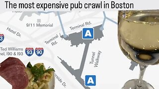 Most of Expensive Pub Crawl - Logan Airport Terminal A - TWE 0432