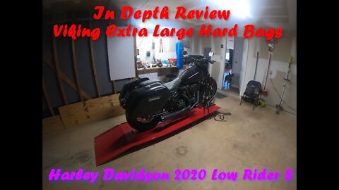 Viking Saddlebags Lamellar Baldur Extra Large Hard Bags In depth review pipe 2020 Low Rider S