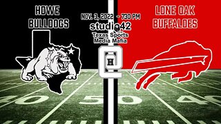 Howe Bulldogs at Lone Oak Buffaloes, 11/3/2022