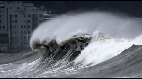 Typhoon batters South Korea with 3 feet of rain, damaging winds