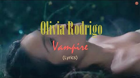 Vampire - Olivia Rodigro I Latest 2023 (Lyrics Video)