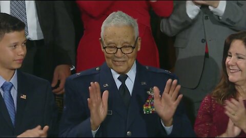 Cleveland native Charles McGee, one of the last surviving airmen who served in World War II, honored during State of the Union