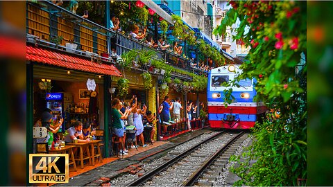 Hanoi Street Train, Vietnam