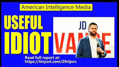 Gabriel & McKibben: Trump VP Pick J.D. Vance Exposed as Pilgrim's Society Globalist Puppet