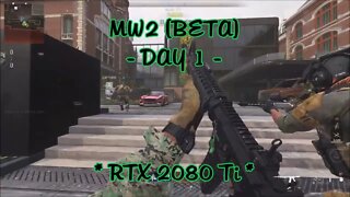 CoD: Modern Warfare 2 (Beta) | RTX 2080 Ti Gameplay Demo