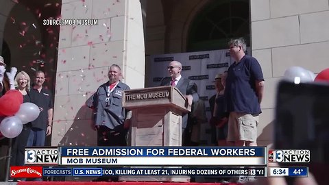Free admission for federal workers