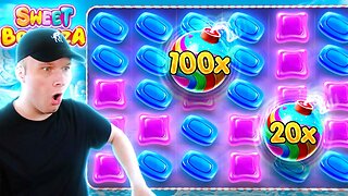 I FINALLY HIT A GOOD 100X ON SWEET BONANZA! (rare)